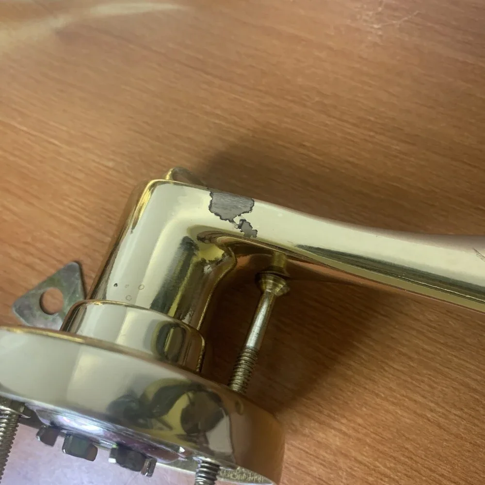 EZ Set Solid Brass Lever Entry Lock As Is Heavy Brass